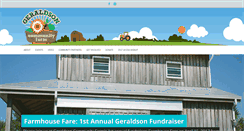 Desktop Screenshot of geraldsoncommunityfarm.org